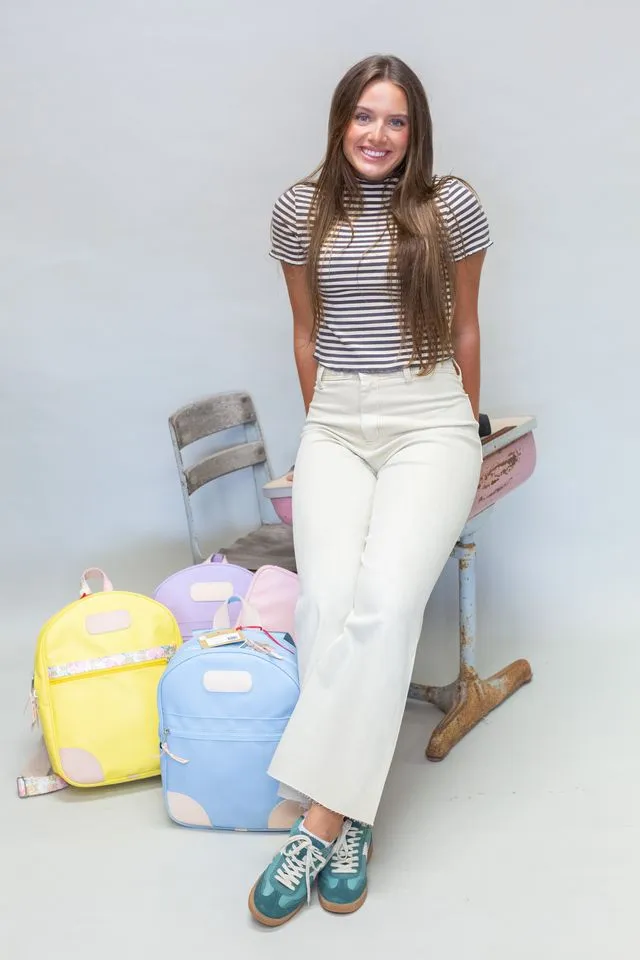 Beige Wide Straight Leg Pants