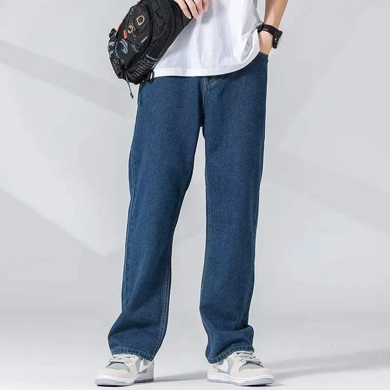 INSTOCK-Large size men's jeans loose