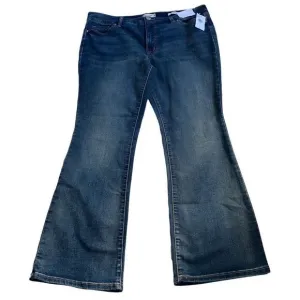 Jessica Simpson NWT Midrise Bootcut Jeans Ventura Blue Medium Wash 16W 18W XL