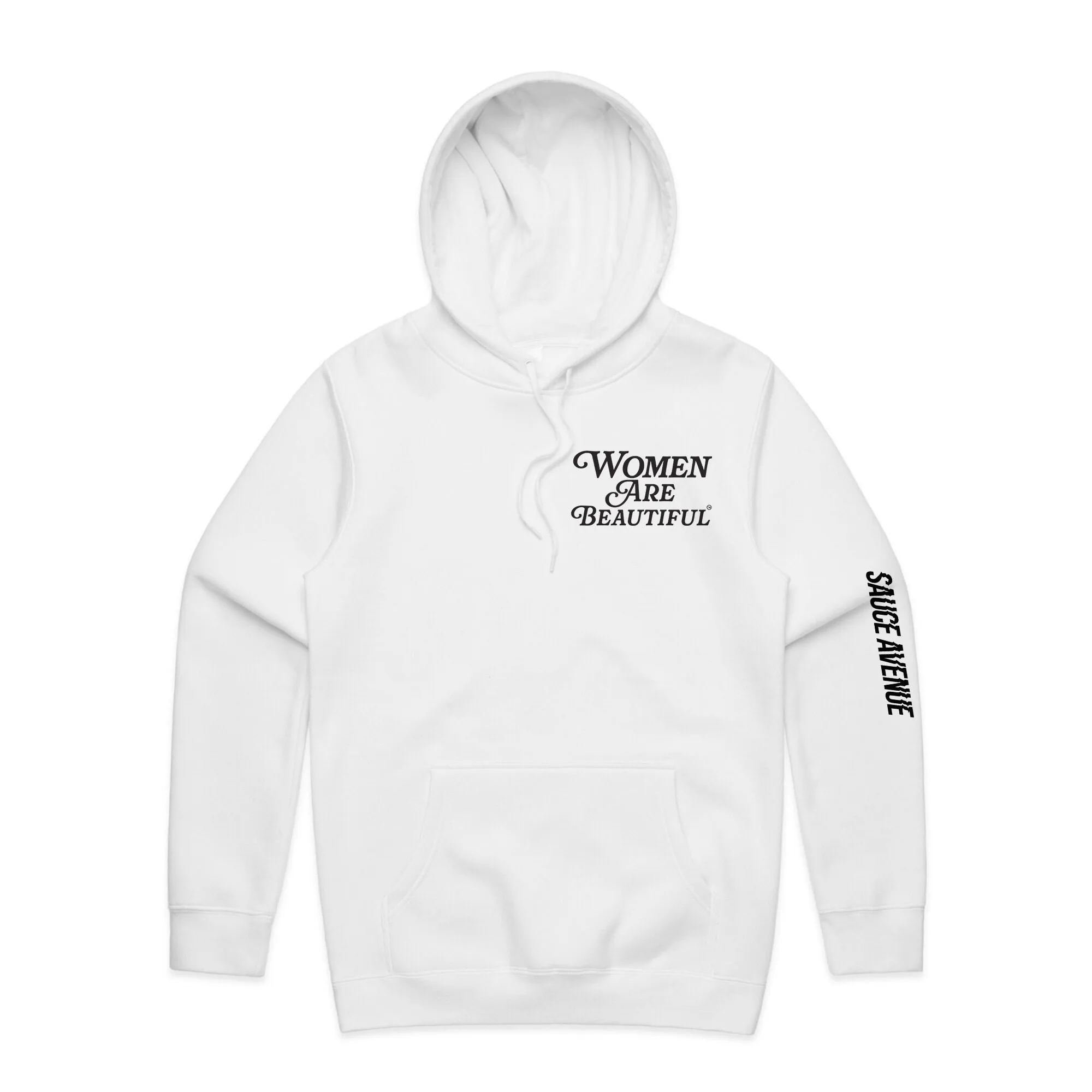 Women Are Beautiful (BK) | White Hoodie